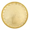 Decorative Plate Alexandra House Living Golden 39 x 2 x 39 cm