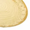 Decorative Plate Alexandra House Living Golden 39 x 2 x 39 cm
