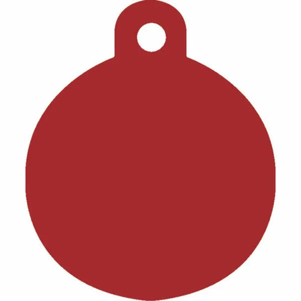 Identification plate for collar Imarc Circle Red