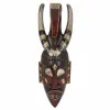 Dekoratyvinė figūrėlė Alexandra House Living Juoda Medžio Kaukė 6 x 50 x 16 cm