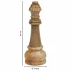 Декоративная фигура Alexandra House Living Коричневый Шахматы 14 x 36 x 14 cm