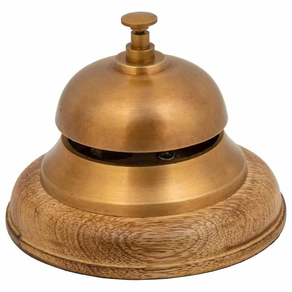 Doorbell Alexandra House Living Brown 12 x 10 x 12 cm