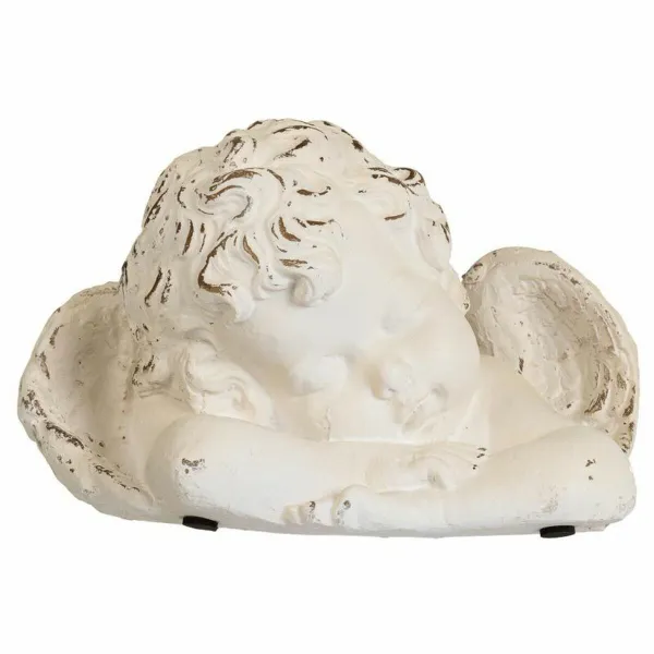 Decorative Figure Alexandra House Living White Angel 18 x 19 x 29 cm