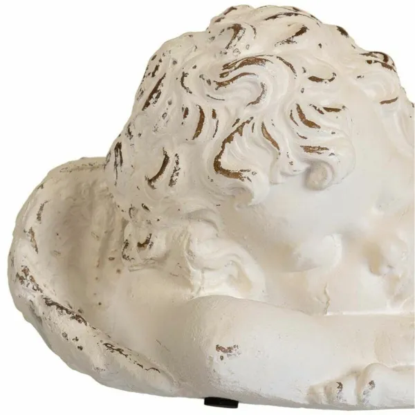 Decorative Figure Alexandra House Living White Angel 18 x 19 x 29 cm