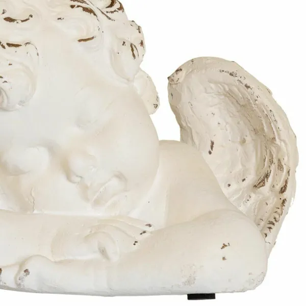 Decorative Figure Alexandra House Living White Angel 18 x 19 x 29 cm