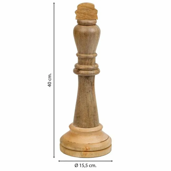 Dekoratīvās figūriņas Alexandra House Living Brūns Šahs 15 x 40 x 15 cm