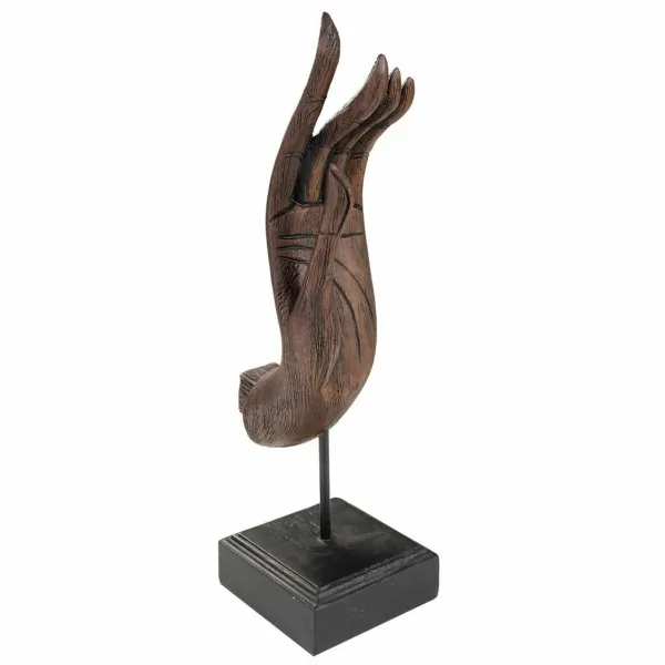 Dekoratīvās figūriņas Alexandra House Living Brūns Melns Roka 12 x 43 x 17 cm