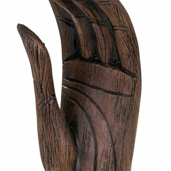 Decorative Figure Alexandra House Living Brown Black Hand 12 x 43 x 17 cm