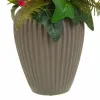 Vase Alexandra House Living Multicolour Polyurethane Porcelain 24 x 44 x 43 cm
