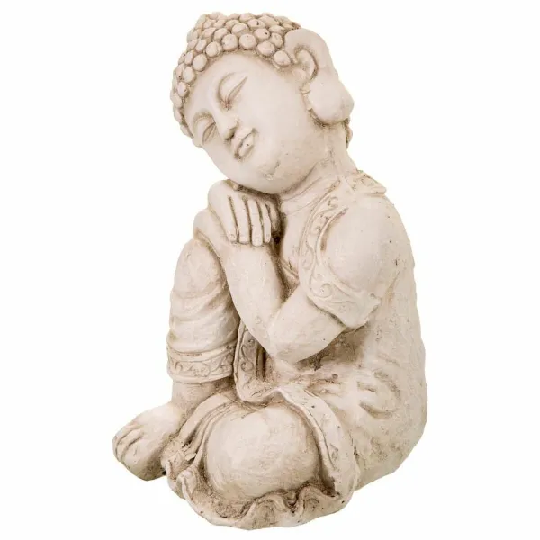Dekoratīvās figūriņas Alexandra House Living Pelēks Buda 25 x 34 x 25 cm