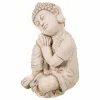 Decorative Figure Alexandra House Living Grey Buddha 25 x 34 x 25 cm