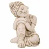 Dekoratyvinė figūrėlė Alexandra House Living Pilka Buda 25 x 34 x 25 cm
