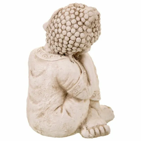 Decorative Figure Alexandra House Living Grey Buddha 25 x 34 x 25 cm