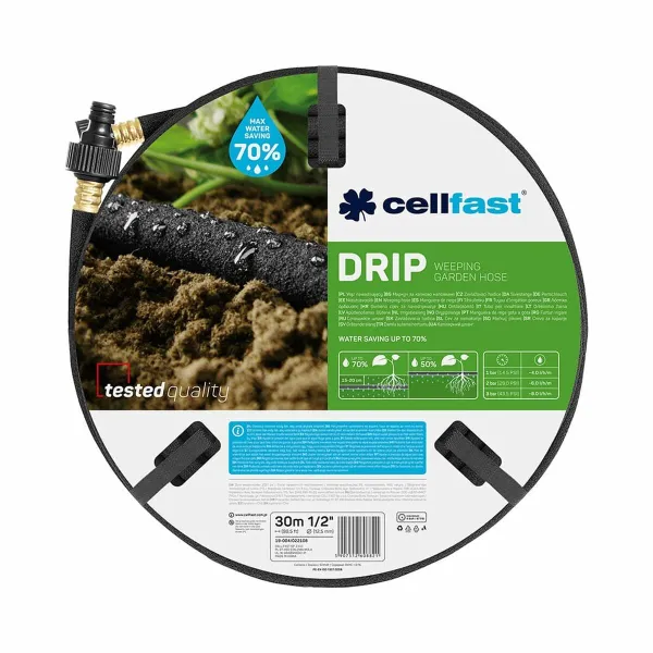 Капельная труба Cellfast 30 m Ø 12,5 mm Капельное орошение