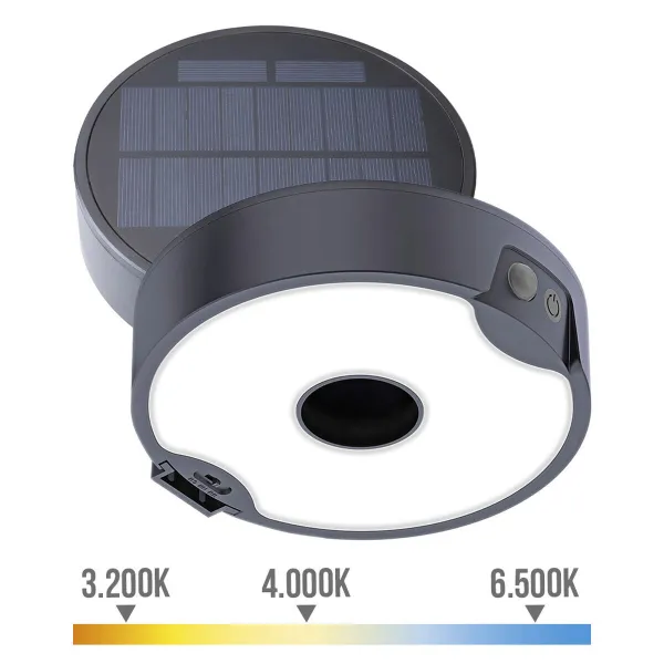 Seinävalo EDM 31820 Polykarbonaatti ABS 4 W 500 lm Puutarhan aurinkovaarna (3000 K) (4000 K) (6500 K)