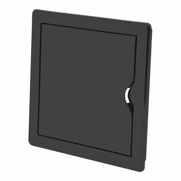 Tarkastuskansi EDM 87746 Antrasiitinharmaa Upotettava Neliö 21,5 x 21,5 cm
