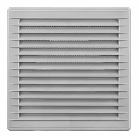 Ventilation grille EDM 87725 Grey 17 x 17 x 1,15 cm Mosquito net