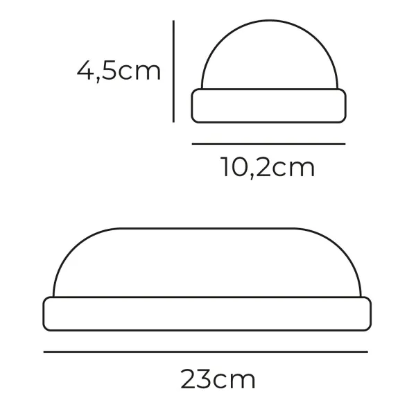 Sieninis apšvietimas EDM 32449 Balta Plastmasinis F 18 W 120 W 1820 Lm Judesių Jutiklis Šviesos sensorius Ovalus (6400 K)
