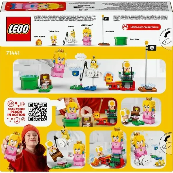 Строительный набор Lego 71441 LEGO Peach's Adventures Interactive Princess Toy Разноцветный