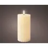 LED Kynttilä Lumineo Kerma Ø 7,5 x 17,3 cm Lievennyksellä (AAA)