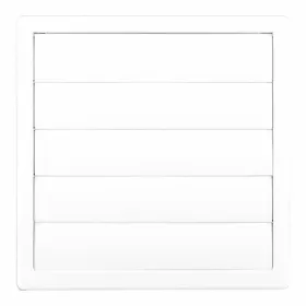 Ventilation grille EDM 87736 White 17 x 17 cm