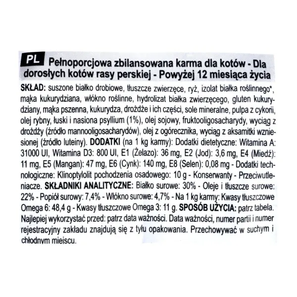 Kaķu barība Royal Canin Persian Adult Cālis Rīsi Dārzeņu Putni 400 g