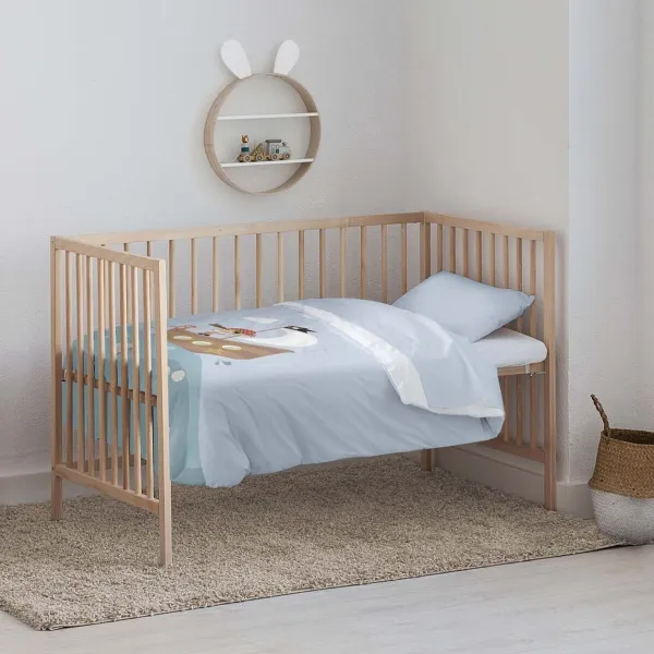 Ziemeļu pārvalks Kids&Cotton Farid Zils 115 x 145 cm