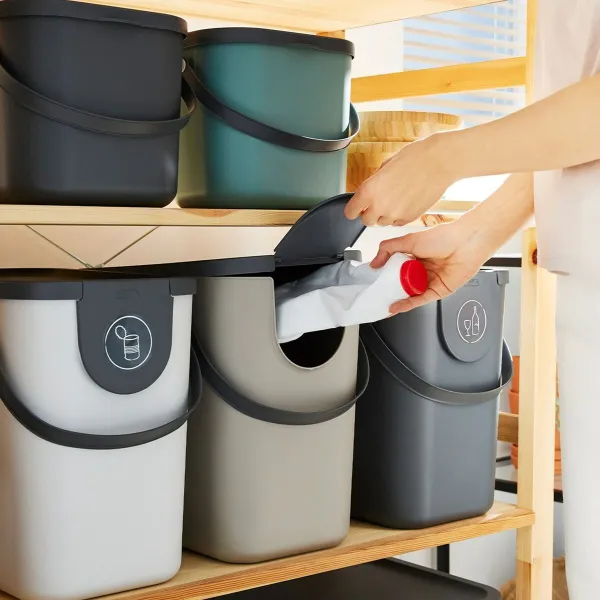 Recycling Waste Bin Rotho                                 Dark green