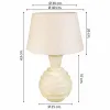 Desk lamp Alexandra House Living Cream Iron 25 x 63 x 25 cm