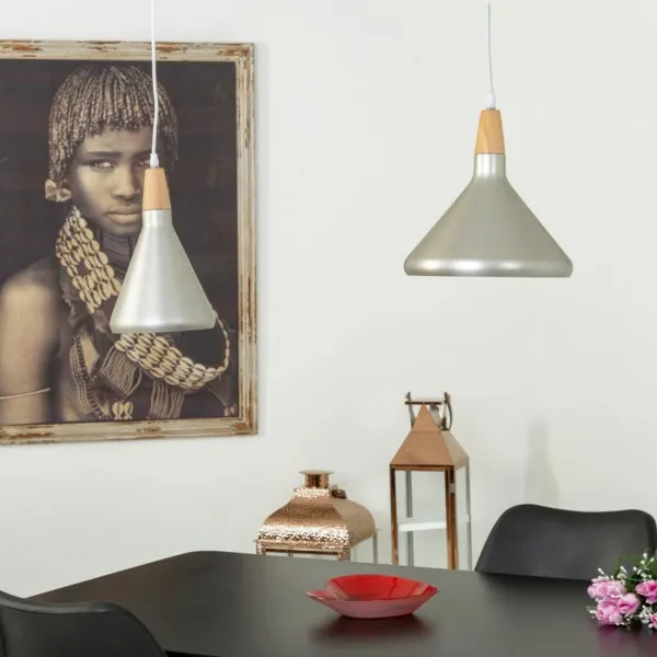 Kattolamppu Alexandra House Living Hopeinen