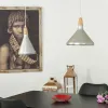 Kattolamppu Alexandra House Living Hopeinen