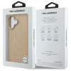 Karl Lagerfeld Hot Stamp MagSafe - Case for iPhone 16 (beige)