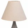 Pöytälamppu Alexandra House Living Valkoinen Harmaa Metalli Kangas 220-240 V 23 x 46 x 23 cm