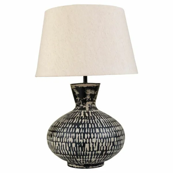 Stalinė lempa Alexandra House Living Juoda Geležis 31 x 62 x 31 cm