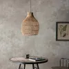 Потолочный светильник Alexandra House Living Коричневый ротанг