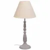 Pöytälamppu Alexandra House Living Valkoinen Harmaa Metalli Kangas 220-240 V 23 x 49 x 23 cm