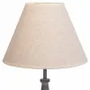 Desk lamp Alexandra House Living White Grey Metal Cloth 220-240 V 23 x 49 x 23 cm