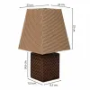 Desk lamp Alexandra House Living Brown Polyresin 220-240 V 13 x 24 x 13 cm