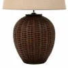 Stalinė lempa Alexandra House Living Ruda Polirezinas 220-240 V 27 x 40 x 27 cm
