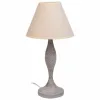 Desk lamp Alexandra House Living White Grey Metal Cloth 220-240 V 23 x 46 x 23 cm