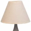 Stalinė lempa Alexandra House Living Balta Pilka Metalinis Audinys 220-240 V 23 x 46 x 23 cm