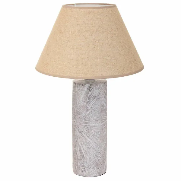 Stalinė lempa Alexandra House Living Sidabras Polirezinas 220-240 V 14 x 51 x 14 cm