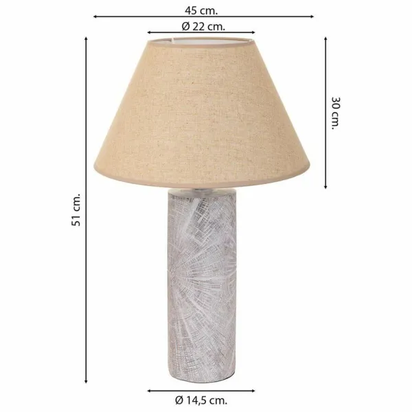 Pöytälamppu Alexandra House Living Hopea Polyresiini 220-240 V 14 x 51 x 14 cm