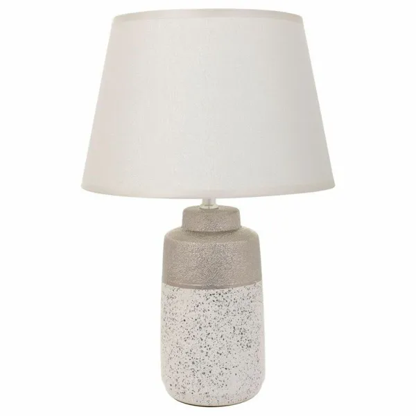 Desk lamp Alexandra House Living Silver Ceramic 12 x 30 x 12 cm