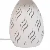 Galda lampa Alexandra House Living Balts Metāls Drāna 220-240 V 18 x 31 x 18 cm