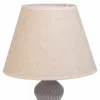 Desk lamp Alexandra House Living White Grey Metal Cloth 220-240 V 25 x 46 x 25 cm