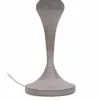 Galda lampa Alexandra House Living Balts Pelēks Metāls Drāna 220-240 V 25 x 46 x 25 cm