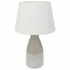 Galda lampa Alexandra House Living Sudrabs Keramika 14 x 36 x 14 cm