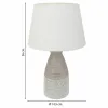 Pöytälamppu Alexandra House Living Hopea Keraminen 14 x 36 x 14 cm
