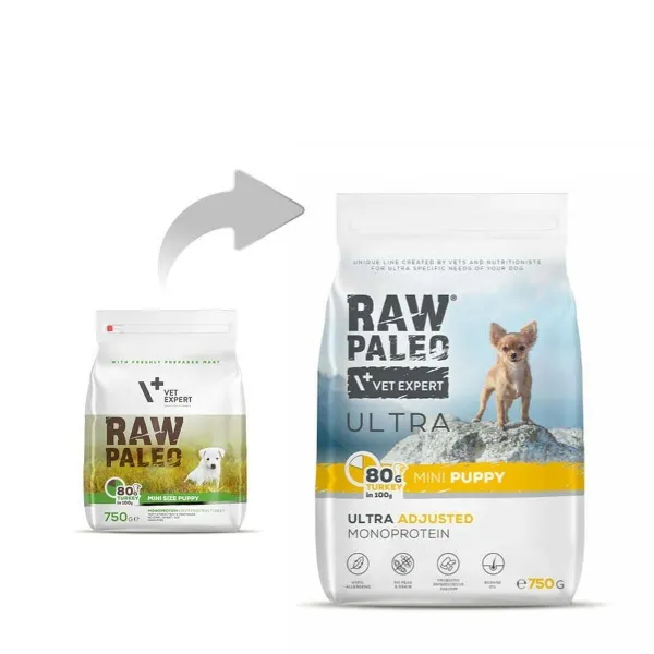 Rehu VETEXPERT Ultra Mini Puppy Pavo Turkki 750 g